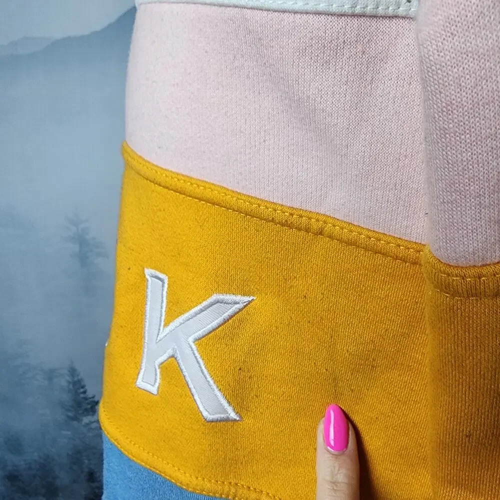 Ethik Color Block Crew Neck Sweatshirt | Men's Small